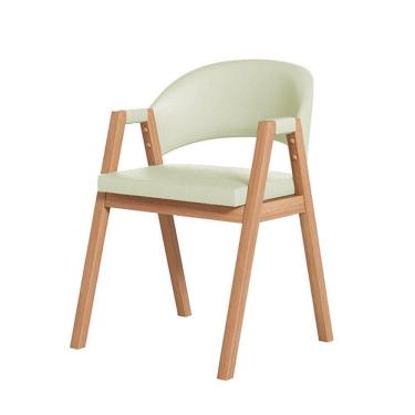 Imagem de Cadeira De Jantar Antonella Linho Estilo Poltrona - 7 Decor Bege