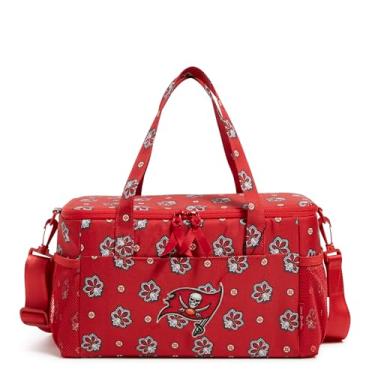 Imagem de Vera Bradley Recycled Lighten Up NFL Cooler, Tampa Bay Buccaneers em bandana vermelha escura/preta