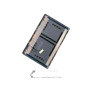 Imagem de RGBBYTE Capa traseira e dobradiças LCD para laptop cinza prateado para Lenovo IdeaPad 3-15ALC6 82KU 3-15ADA6 82KR 3-15ITL6 82H8 3 15ABA7 82RN 3 15IAU7 82RK 5CB1B60414
