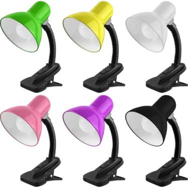 Imagem de Luminaria De Mesa Com Garra Presilha Leitura Estante Quarto Maquiagem Manicure