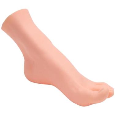 Imagem de Yangshine Pés De Manequim Realistas, Pé Pvc, Modelo Masculino Em Tamanho Real Para Pintura, Ensino Artes, Desenho, Esboço, Exposição Joias - Direito Masculino, 24,5 Cm