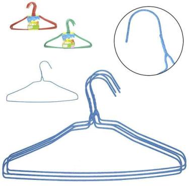 Imagem de Cabide Roupa De Acrilico Com 10 Pecas 37X23Cm 3Mm - Almega