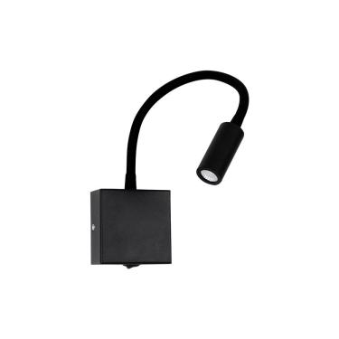 Imagem de Arandela Nordecor Evy Led Com Interruptor Bivolt Preto 3000k Luz Amarela 2055