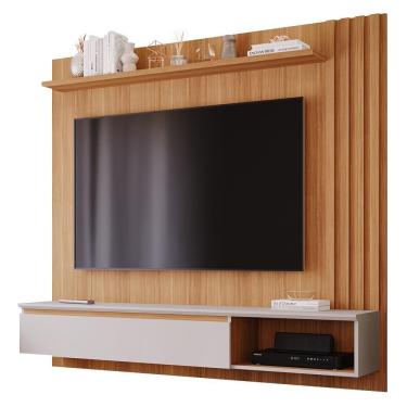 Imagem de Painel Suspenso Panamá Plus Nature-off White Para Tv Até 55? - Permóbili Nature-off White