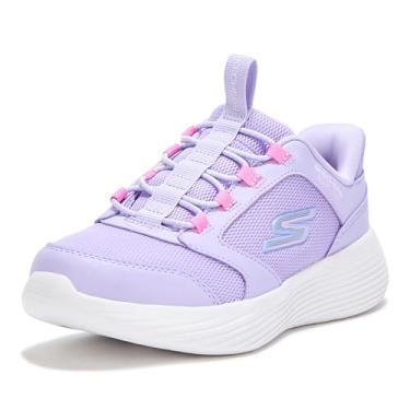 Imagem de Skechers Tênis feminino Go Run 400 V2, Lavanda, 10.5 Little Kid