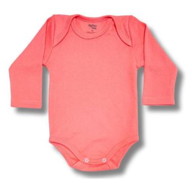 Imagem de 1 Body de Manga Longa Para Bebê 100% Algodão Suedine - BigToon Kids, C