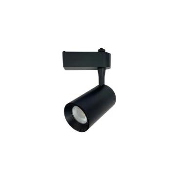 Imagem de Spot De Trilho Led 10w Redondo Preto 127/220V Luminatti, Branco Frio 6