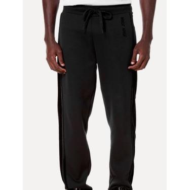 Imagem de Calça John John Masculina Moletom Vip Suede Preta, M/M