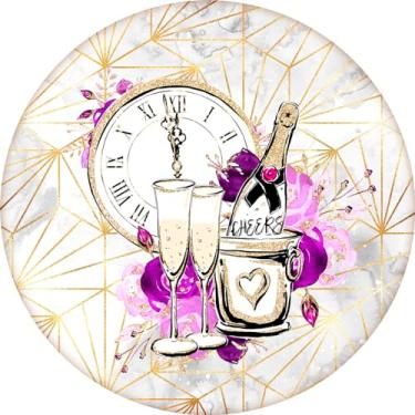 Imagem de Painel Festa Redondo C/Elástico 1,50m Ano Novo (ANV028)