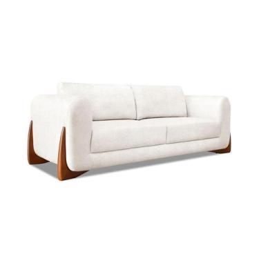 Imagem de Sofá 4 Lugares Yves Bouclé Off White 250 cm - Modern