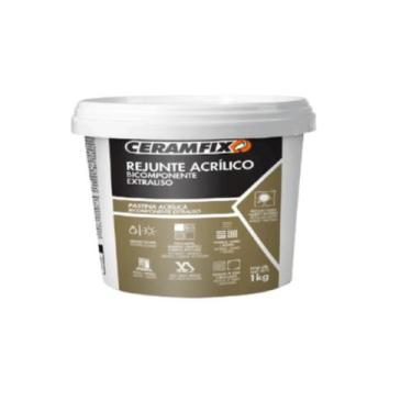 Imagem de Rejunte Acrilico Bicomp. Extraliso Corda-no 1kg Ceramfix