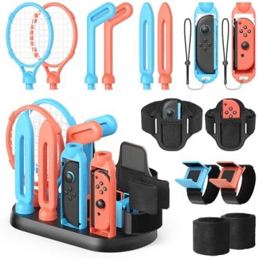 Imagem de [ / ]Switch 2 Sports Accessories Bundle for Nintendo Switch 2(2025)/Switch1/OLED with Organizer Station for Joy-Con 2,MENEEA Family Party Pack for NS Sports Games