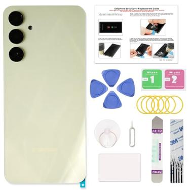 Imagem de GREEN FUSION Compatível com substituição de capa traseira Galaxy A16 5G, A16 5G SM-A166P/B/E, porta traseira com lente de câmera pré-instalada, ferramentas de reparo e instruções, dourado