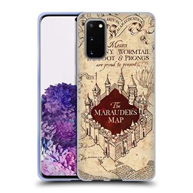 Imagem de Head Case Designs Capa de gel macio oficialmente licenciada por Harry Potter O Mapa do Maroto, Prisioneiro de Azkaban II, compatível com Samsung Galaxy S20/S20 5G