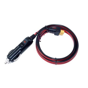 Imagem de iHaospace Cabo De Carregamento Automotivo 12V/24V Xt60, 14Awg, 4,9 Pés, Compatível Com Ecoflow Delta River, Bluetti Eb55, Anker 757/767, Estação Energia Solar Wave 2 Ac
