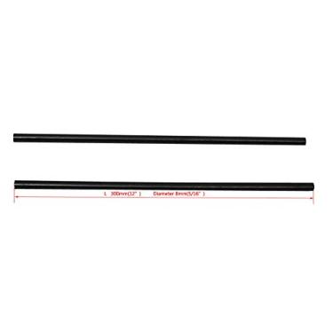 Imagem de OTOOLWORLD Barra de agitação de cadinho de grafite, 2 peças, haste de agitação de 30,5 cm de comprimento para fundição de fusão de cadinho, refinação, ouro, prata, cobre, 5/16 polegadas de diâmetro