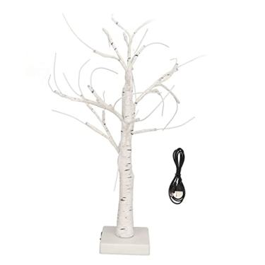 Imagem de TOPINCN Árvore de Bétulas Iluminadas, Luminária de Galhos, Galhos Iluminados Ajustáveis, árvore de Bétulas Com Luzes LED de Fundo Estável para Decoração de Férias de Casamento para