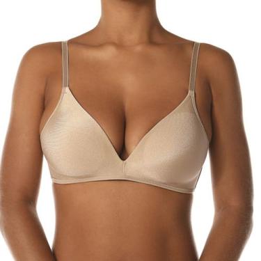 Imagem de Sutiã Paraíso sem Aro e com Bojo DeMillus 063476, Bege, Rosado, 48