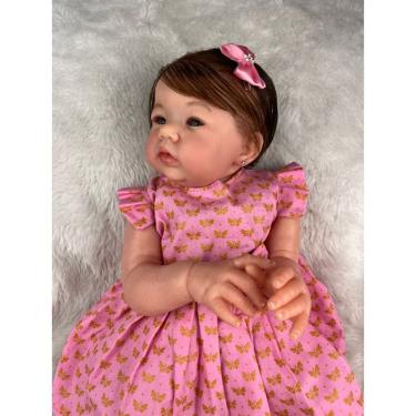 Imagem de BEBE REBORN autêntico MENINA REALISTA PODE DAR BANHO