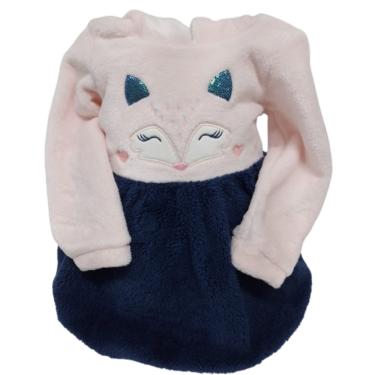 Imagem de Vestido Inverno Infantil Menina Pelo Bordado Paraiso 14820