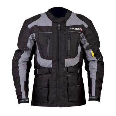 Imagem de Jaqueta Gp Tech Explorer C/ Proteções Preto/Cinza