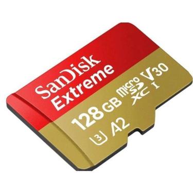 Imagem de Cartao Memoria Sandisk Micro Sdxc Extreme A2 160Mb/S 128Gb