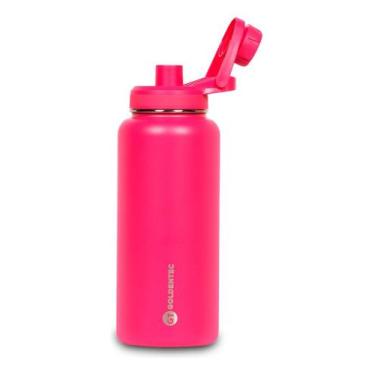Imagem de Garrafa Térmica Inox Goldentec 1000ml Rosa Pink para bebidas quentes o