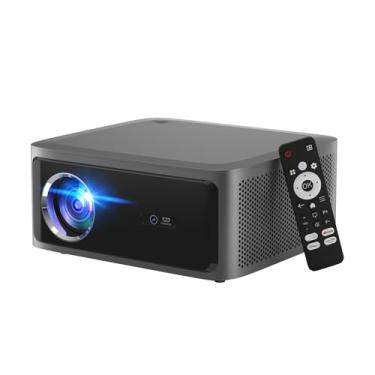 Imagem de Projetor Full HD 4K 1080P 1000 ANSI Netflix Oficial, Foco Automático, Android 13, Wi-Fi 6 Bluetooth 5.0, Cinema em Casa com Alto-Falante e Remoto, GOKOCO AC1071