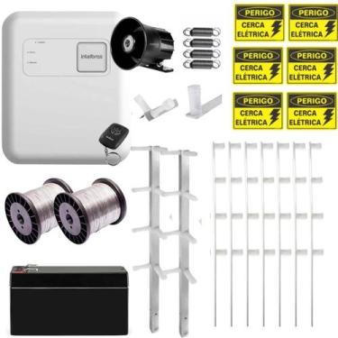 Imagem de Kit Cerca Elétrica Completo Intelbras ELC 6012 NET 20 Hastes Industria
