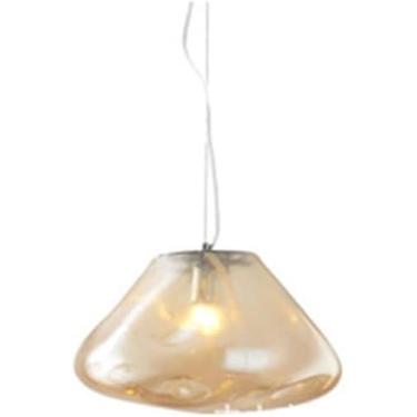 Imagem de Luz Pendente Led Nórdica Para Sala De Estar Quarto Café Sala De Jantar Bar Personalidade Moderna Lustre De Teto De Vidro Soprado E27 Shopping Mall Decorar Lâmpada Pendurada, Amber, 30 * 15cm