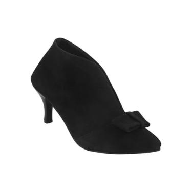 Imagem de Shoetopia Belly-241 Tênis feminino de quadra, Preto, 4 UK