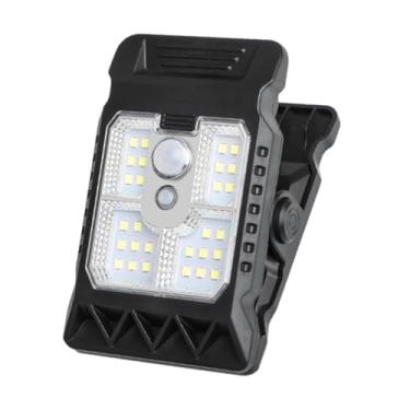 Imagem de IEUDNS Luz solar externa com movimento, decoração, economia de energia com 3 modos de iluminação, luzes de deck para quintal, cerca, porta da frente, jardim, Liderado