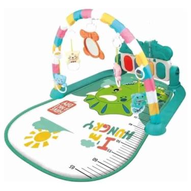 Imagem de Tapete de Atividades Bebê infantil Menino e Menina Interativo e Brinquedos Colorido