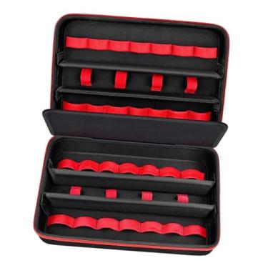 Imagem de simhoa Bolsa organizadora para carrinho de brinquedo, estojo rígido de EVA para exibição de carrinhos de brinquedo, pequenas bonecas, de casa