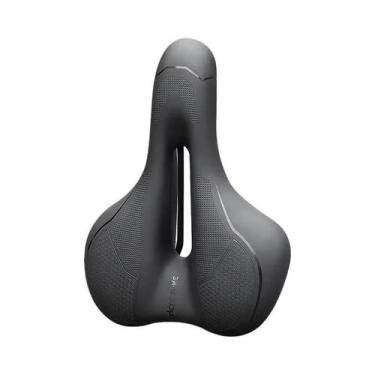 Imagem de Assento De Bicicleta Unissex Respirável, Oco, Com Absorção De Impacto,