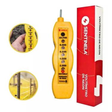 Imagem de Testador Cerca Elétrica Rural Analógico Voltímetro Gado Top - Sentinel