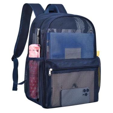 Imagem de Mochila Paxiland Mesh Lightweight See Through Blue