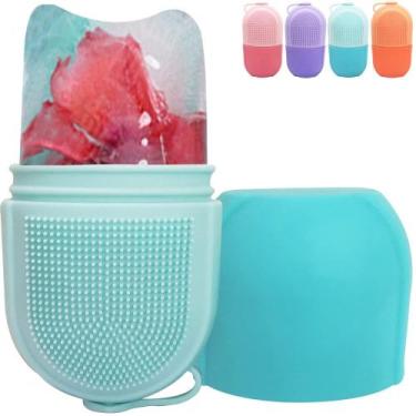 Imagem de Molde de silicone Ice Roller AECW Reutilizável Cube com pincel azul
