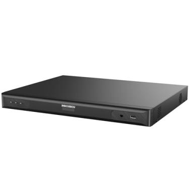 Imagem de INNOSECU 12 MP 32 canais AI NVR, gravador de vídeo IP, suporta câmeras IP de 12 MP/8 MP/6 MP/5 MP/4 MP, detecção de rosto, detecção humana/veículo, 4-SATA até 40 TB (não inclui HDD incluído) (PoE
