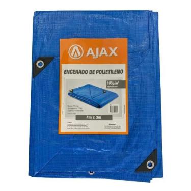 Imagem de Lona de Polietileno Ajax 150 micras 4x3m Azul