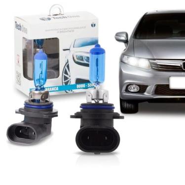 Imagem de  Lampada Super Branca Tipo Xenon 8500k Hb3 55w 12v - TECH ONE