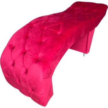 Imagem de Maca para Estética Luxo Veludo Red com Capitone Estofados Cintatex