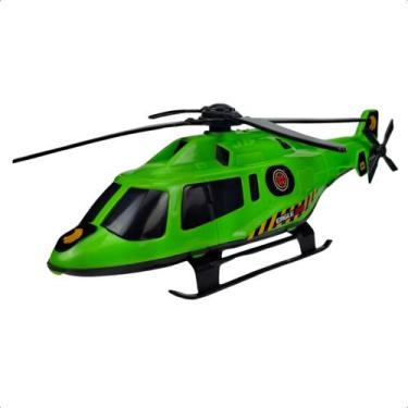 Imagem de Mini Helicóptero Bs Toys Brinquedo Infantil com Hélices e Design Reali