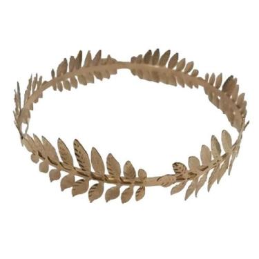 Imagem de Coroa Grega Tiara Arco Fantasia Deus Grego Romano Teatro Festas Evento