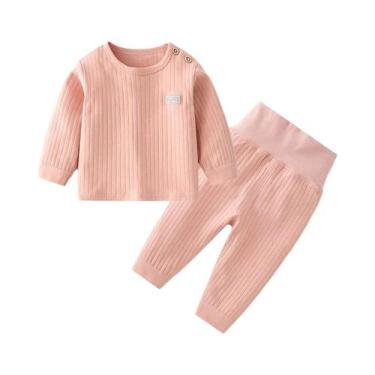 Imagem de Conjuntos De Pijamas Térmicos Em Cores Candy Para Meninos E Meninas, R