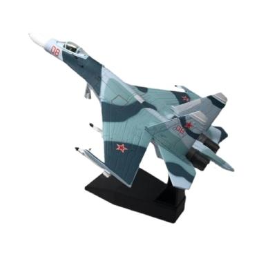 Imagem de MERIGLARE Modelo de avião de em liga 1/100, brinquedos em miniatura, decoração de mesa, presente, modelo de avião de metal com base para prateleira, base preta