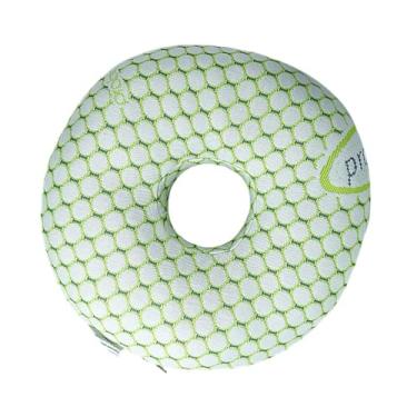 Imagem de Baoblaze Travesseiro de dormir lateral em formato de O com furo, protetor auricular, suporte de pescoço, protetor de pescoço para relaxamento, Verde