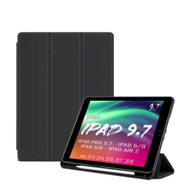 Imagem de Capa Case Para Ipad 9.7" C/ Suporte Apple Pencil Black - Alamo - Álamo