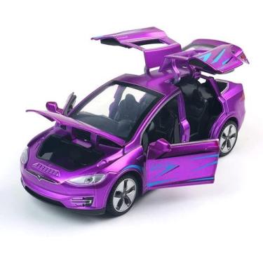Imagem de Carro Modelo X 1:32 Escala Diecast Diecast Pull Back Brinquedos Eletrô