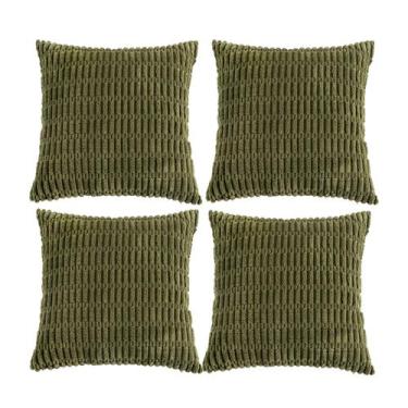 Imagem de Capas de almofada Fancy Homi Boho Moss Green 60x60cm 4P